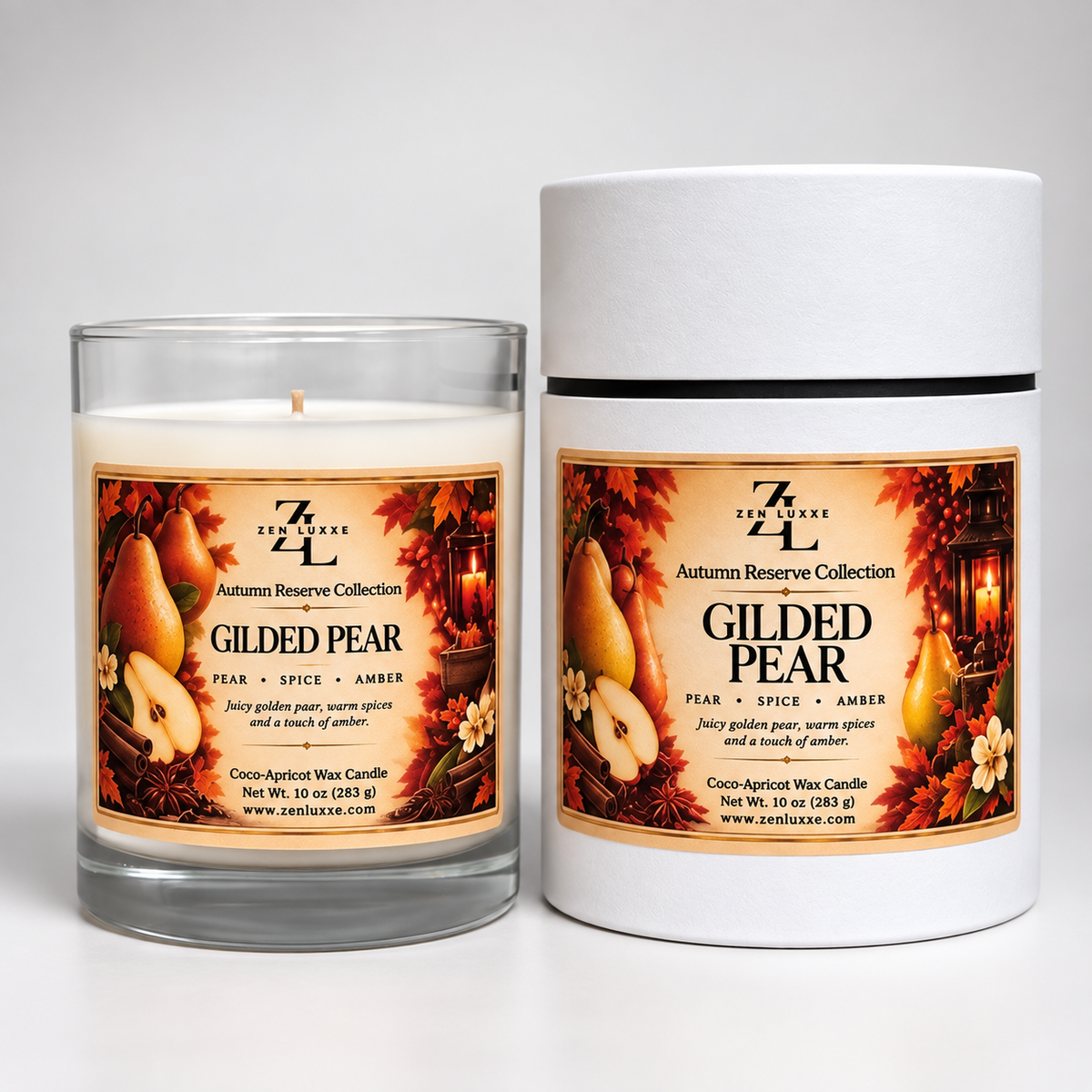 Gilded Pear Candle | The Autumn Reserve Collection